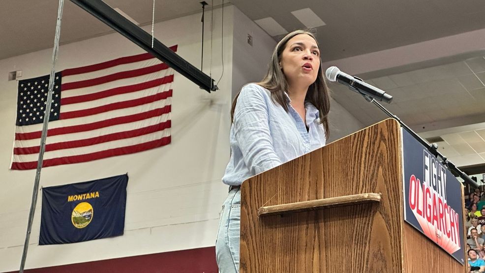 Image for story: Protester disrupts Ocasio-Cortez town hall, shouting about 'genocide' in Gaza