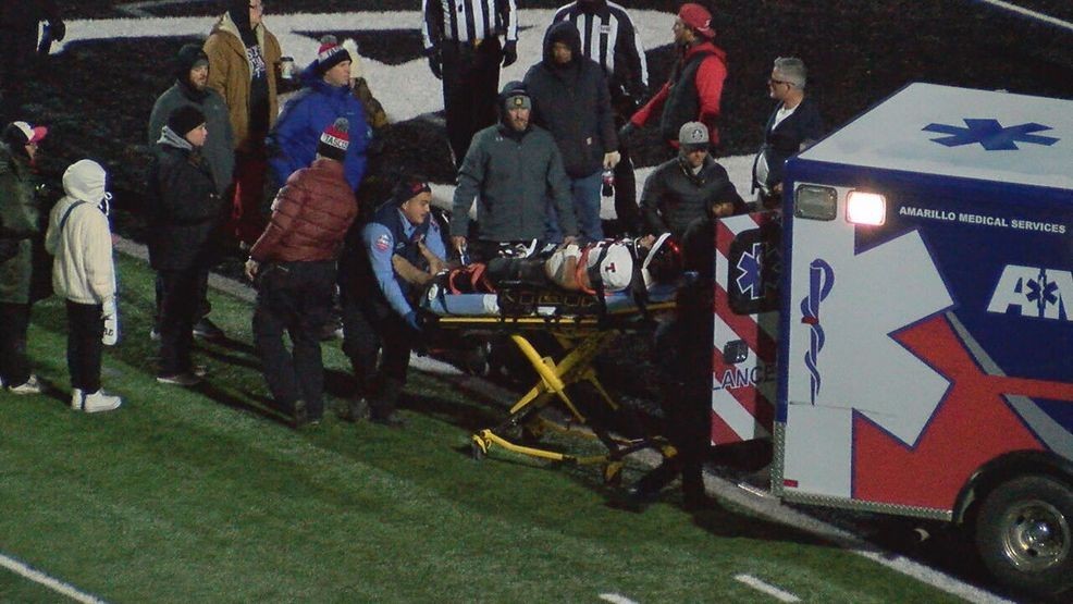 Image for story: Tascosa High School football player suffers 'severe spinal injury' during game