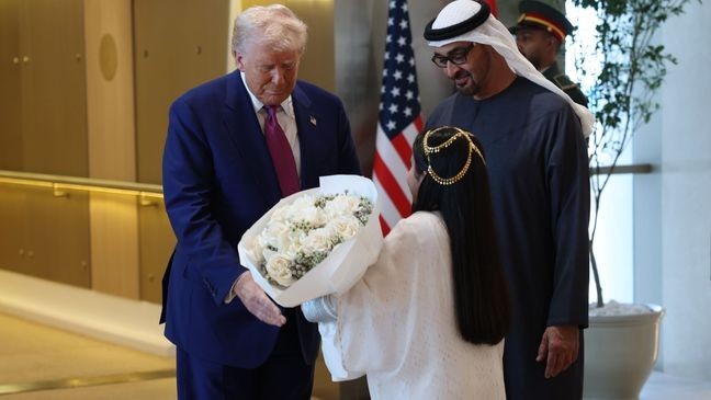 Trump in UAE image
