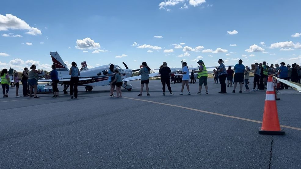 Image for story: 'Putting feet in action': More than 160 flights bring vital supplies to WNC post-Helene