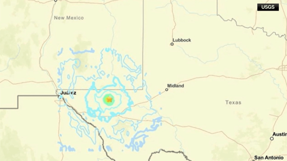 Image for story: 5.3 magnitude earthquake rattles west Texas and southern New Mexico, no injuries reported