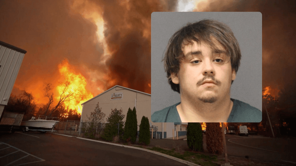Image for story: Teen accused of starting massive New Jersey wildfire by burning wood pallets